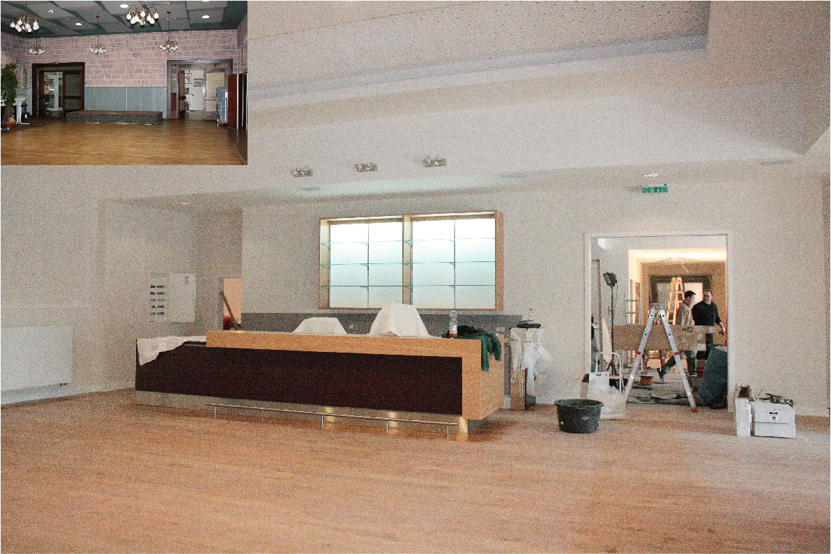 Moelln Quellenhof Saal und Lounge